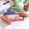 Hair Clips for Women 4.3 Inch Large Hair Claw Clips Girl Thin Thick Curly Hair Big Matte Banana Clips Strong Hold Jaw Clips Neutral Colors 2492