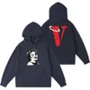 VLONE brand Unisex Hoodies mens womens Cotton Long sleeved big V Marilyn portrait print size s-3xl Street Fashion autumn tops Sweatshirts Hoodys Pullover