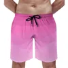 Short d'été imprimé pour hommes, course à pied, Surf, motif polygone coloré, mode plage, séchage rapide, maillot de bain, grande taille