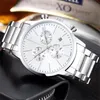 Nouvelle montre de mode hommes mouvement à quartz automatique étanche haute qualité montre-bracelet heure affichage de la main bracelet en métal simple luxe montre populaire AA89