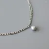 Catene ZJ fatte a mano delicate perle d'acqua dolce naturali stratificate catene di giunzione collane girocolli estivi da donna minimalisti in acciaio inossidabile