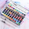 Body Paint Professional 507290 Color Solid Watercolor Set Basic Neon Glitter Watercolor Paint for Drawing Art Paint Supplies Art Supplies 230826