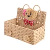 Storage Baskets Weave Basket Desktop Box Toy Sundries Cosmetic Underware Organizer Office Stationery