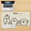 Inne zaopatrzenie w szkoła biurowe Kawaii Anime Cat Mouse Pad xxl Desk Mat Mousepad Large Gaming Computer Baza Niezlotowa dla domu 80x30cm 230826