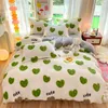Bedding Sets Cute Velvet Autumn Winter Warm Pink Set Double Sided Plush Kawaii Thickened Flannel Bedsheet Quilt Cover Pillowcase 4pcs