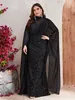 Syrenka arabska matka panny młodej cekiny długość podłogi na Bliskim Wschodzie PROM PROM FORMALNE SZUNKI EVERSING Plus Size Wedding Guest Sukienka 403