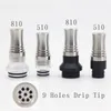 Autentico DRIP TIP 1 PZ 810 510 mtl Giunto in paglia con punte a goccia POM SS a 9 fori