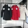 Designer Donna Piumini Parka Giacche invernali Tempo libero all'aria aperta Cappotti lunghi canadesi Giacca antivento soprabito Oca impermeabile e resistente alla neve Trte 3088E