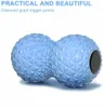 Fitness Balls Eva Fıstık Masaj Topu Çift Lakros Masaj Top Mobilite Balosu Fizik Tedavi Derin Doku Masaj Aracı Arka Ayak 230826