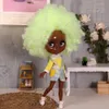 Bonecas ICY DBS Blyth Boneca Afro Cabelo Joint Corpo Super Black Skin 16 BJD Neo Ob24 Anime Girl 230826