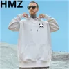 Erkek Hoodies Sweatshirts HMZ Sonbahar Hip Hop Büyük Panda Baskı Pamuklu Büyük Boyutlu Erkek Sokak Giyim Sıradan Governed Govowed Cadde High Street Hoody 230826