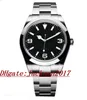 Men Air King Watch New 126900 Full Condition Black Dial 40mm Automatic Mechanical Movement Water Resistant Asia 2813 Movement