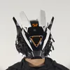 Партийная маски Cyberpunk Mask M-Clasp Night City Festival Festival White Armored Cosplay Stage Property Property Sci-Fi Party Gifts для взрослых 230826