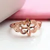 Cluster Ringe 585 Lila Gold 14K Rose Glänzende Blume Für Frauen Live Mund Hohl Design Party Hochzeit Damen Luxus schmuck