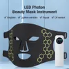 Ansiktsmassager led pon skönhetsmask instrument USB elektronisk mask IPL hudföryngring lättare anti agin rynka borttagning ansiktsvård 230826