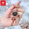 Zegarek do bransoletki mody jsdun zegarek dla kobiet Ultra cienki luksusowy kwarcowy kwarcowy diamentowy diament
