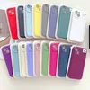 Original Liquid Silicone Phone Case For iPhone 14 13 11 12 Pro Max 15 Shockproof Soft Back Cover