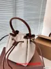 Luxury Drawstring Bucket Bag Popular Shoulder Bags Designer Lady Clutch Purses 7A Quality Handbags Fashion Crossbody Bag British Style Luxuries Designers Bag New