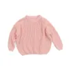 Pullover focusnorm 0-5Y jesienne zima dziewczynka dla chłopców swetra Sweeter Silny pullover długie rękawy ciepłe stroje 9 kolorów 230826