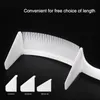 Brosses à cheveux Style Professionnel Barber Coupe Courbe Positionnement Peigne Réglable S Arc Conception Clipper Coiffeur Outils 230826