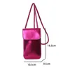 Sacs de soirée Casual Femmes Pu Portefeuilles Solide Couleur Téléphone portable Bourse Lady Bandoulière Sac à bandoulière Sac à main Femme Argent Messenger 230826