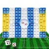 Dekompressionsspielzeug Fußball Brettspiele Pop Giant Fidget Sensory Toys Jumbo Pop Poppers Figet Toy für Autisten und ADHS Dimple Pops Spielzeug für Kinder 230826