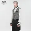 Herrvästar Steel Lord Steampunk Men Victorian Vest Gentleman Show Magic Men's Top 230826