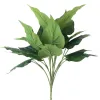 Couronnes de fleurs décoratives plante en plastique artificielle Monstera à feuilles persistantes faux petit arbre maison salon balcon jardin El mur Tropical LL