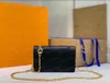 10a Coussin torebki designerskie designerskie torebki torebki na ramię luksusowe crossbody Tote Square torebki oryginalne skórzane łańcuch Messenger Torb Expossed Małe 20 cm