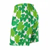 Mäns shorts Shorts Shorts Print Board Firar St Patricks Day Running Surf Beach Short Pants Roliga tryckta stora storlekar Simstammar