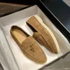 Kledingschoenen Zomerwandeling pure zachte zool comfortabele loafers een platte damesschoenen met franjes leer kasjmier enkele 230826