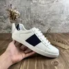 2023 novos sapatos casuais clássicos masculinos ace bordado tênis plataforma designer branco feminino