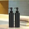 Ensemble d'accessoires de bain Bouteille pompe à lotion noir en acier inoxydable 304 Distributeur de savon polyvalent à la mode Durable Longue durée de vie Presse