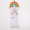 Rainbow Hanging Tessal Hairball Hairpin Finishing, Storage and Weaving Children's Room Decoration Wall Decoration 122842