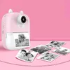 Toy Cameras Cute Cartoon Kid Birthday Present Camera Instant Print Printer Po Video Digital Camara Instantaneas A Color 230826