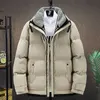 Down Men's & Parkas Fashion Men Jacket 2021 Winter Thick Bomber Coats Handsome Casual Solid Street Clothing Oversized 5xl