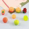 Fake Mini Fruits Figurines Mini Orange Blueberry Grape Raspberry Fruit Model Home Kitchen Decoration 122245