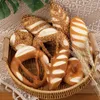 Fiori decorativi Pane alcalino artificiale Torta baguette francese Panetteria artigianale Bambini Decorazioni pasquali Ciambelle giocattolo Modello di cucina di simulazione