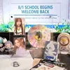 File per biglietti da visita Kawaii Dischi CD trasparenti Tipo Porta carte Kpop Idol Po Cornice Espositori Decorazione da tavola per album Scaffale di stoccaggio 230826