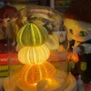 Objets décoratifs Figurines Luminescent Oursin Veilleuse Créative Faite À La Main Matériel De Bricolage Lampe De Chevet Lumière Chaude Lampe De Sommeil Chambre 230826