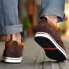 Klädskor män hiss 2023 äkta läder casual sneakers cowhide högre dolda klackar 6 cm höjande man loafers 230826