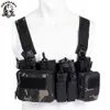 Herrvästar CS Match WarGame TCM Chest Rig Airsoft Tactical Vest Military Gear Pack Magazine Pouch Holster Molle System midja män Nylon Swat 230826