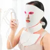 Gezichtsmassager Gezicht Nek Siliconen Masker 7 Kleuren Pon Schoonheidsmasker Huidverjonging Antirimpel Ance Behandeling Huidverzorging LED-masker 230826