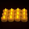 Светодиодные фонари, беспламенные чайные свечи, маленькая электрическая поддельная свеча, реалистичная для свадебного стола, подарок