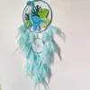 Dinosaur Dream Catchers Blue Dream Catcher для мальчиков для девочек спальня аксессуары ручной работы Dreamcatche 122882