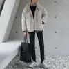 Trench da donna Giacca invernale da uomo Parka addensare cappotto caldo da uomo colletto alla coreana giacche tinta unita Parka moda maschile streetwear Y72