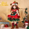 Dockor DBS 14 BJD Dream Fairy Christmas Doll Anime Toy Figure Carton Mechanical Joint Body Collection inklusive klädskor 40 cm 230826
