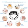 Massaging Neck Pillowws Multi Function Electric Pulse and Shoulder Massager 6 Modes Power Infrared Back Heating Health Care Relaxation Machine 230826