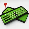 Golf Pen Set Metal Barrel Mini Desktop Ball Gift Desk Games For Parents Students Friends