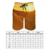 Mens shorts Summer Board Gold Desert Sports Fitness Sand Dune Sunset Custom Short Pants mode Bekväma strandstammar